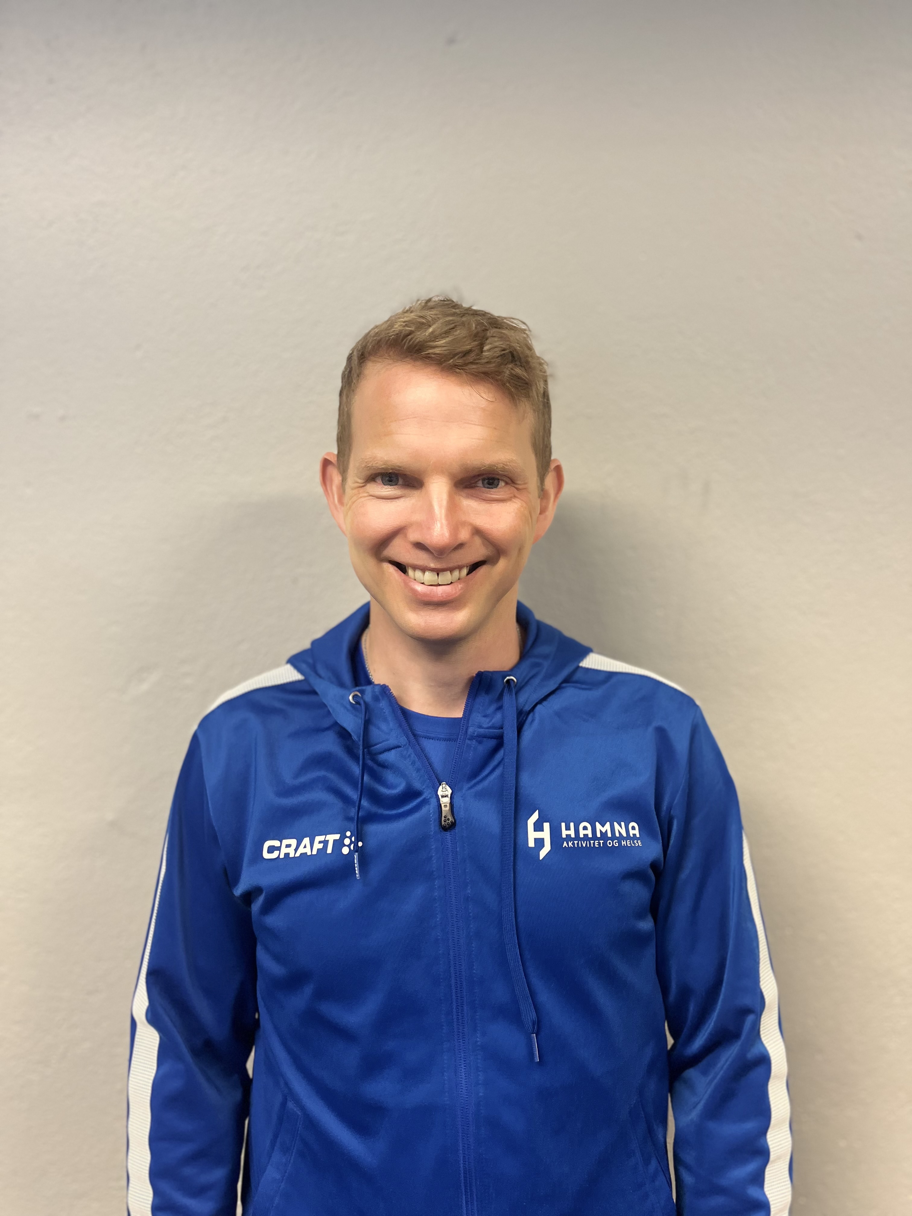 Kristian – personlig trener og senterleiar på Hamna